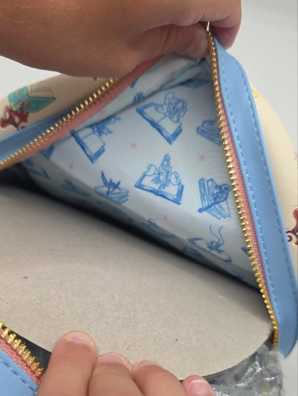 Loungefly Cream & Pastel Princess Storybook Mini Backpack - Disney Classics